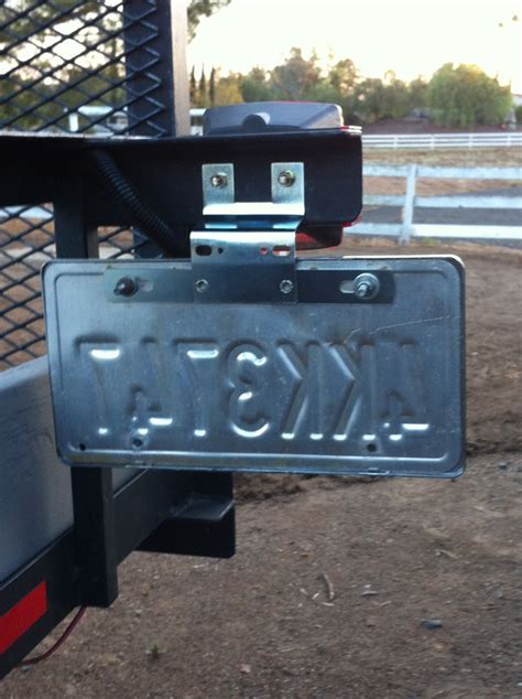 harbor freight metal license plate bracket|optronics license plate brackets.